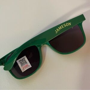 Stylish Green Jameson logo Sunglasses